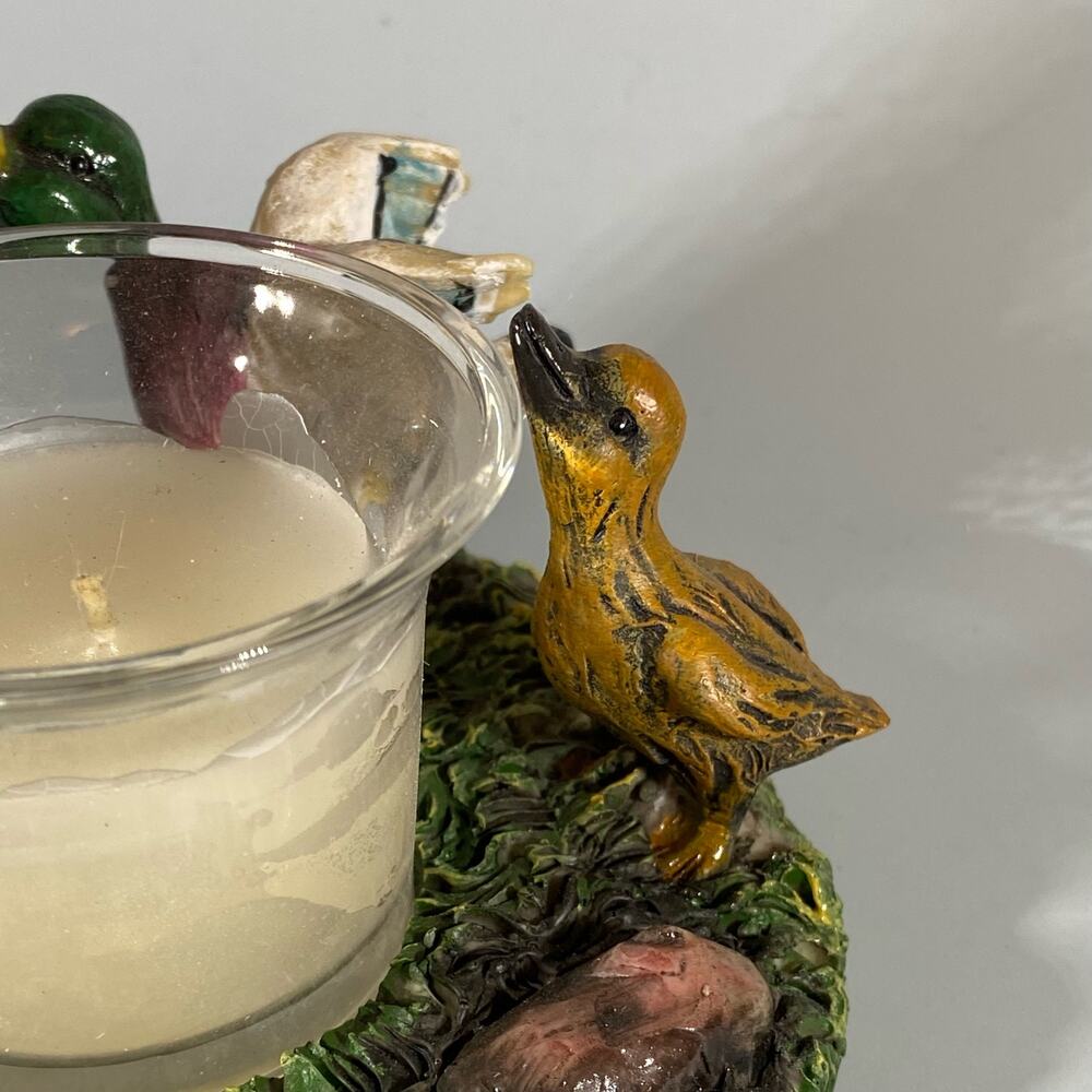 Rivers Edge Bear and Duck Candle Holder